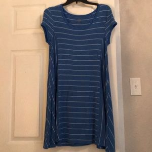 EUC striped swing dress
